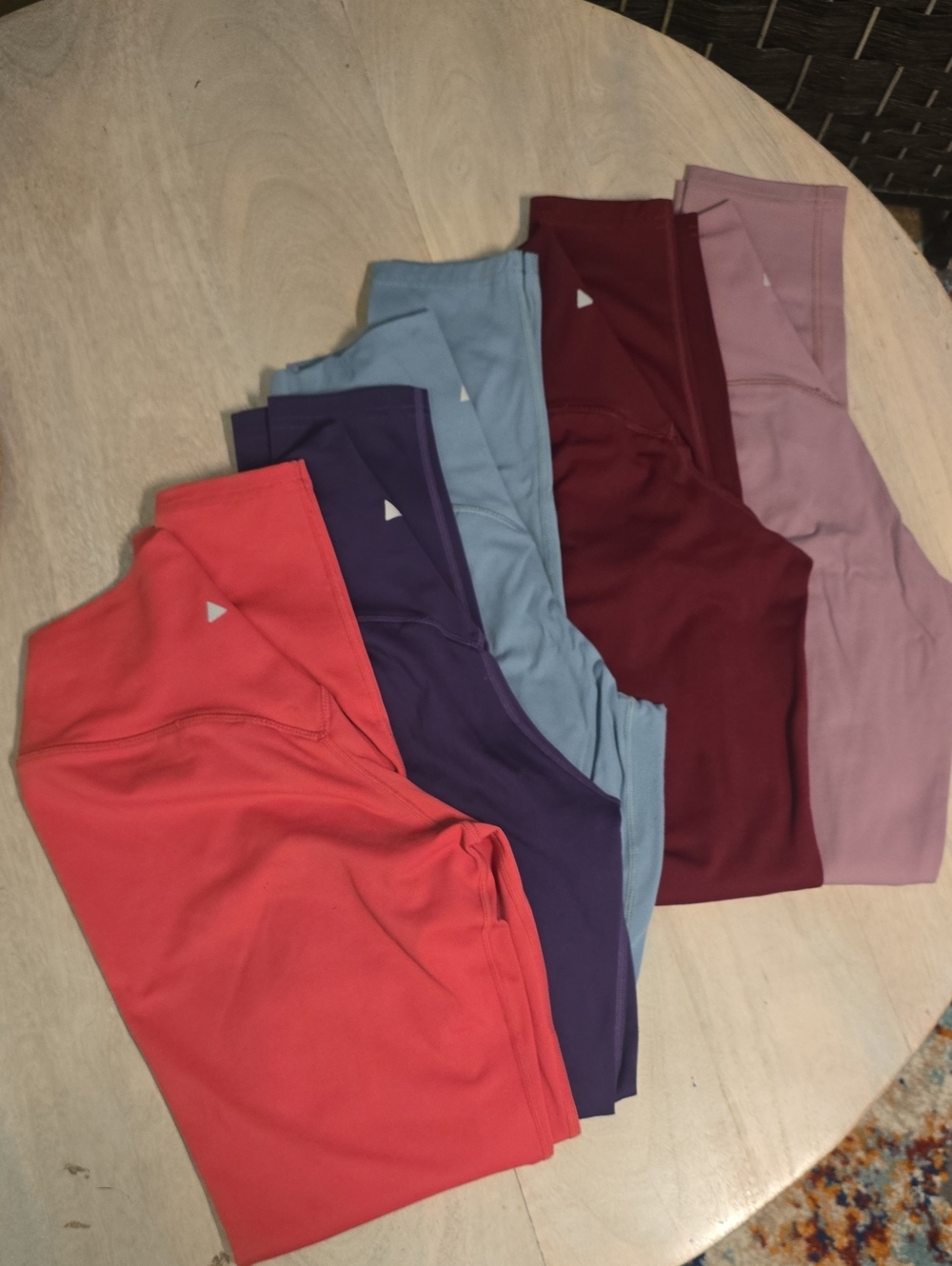 Lot 5 Balance Athletica Vitality Leggings High Rise S M Pink Purple Teal